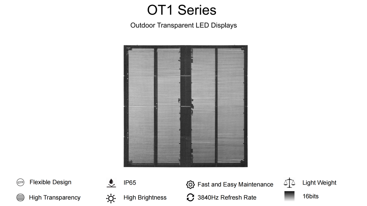 Outdoor Transparent LED Displays